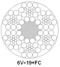 貴州巨龍:異型股鋼絲繩 6V×19