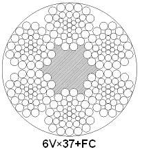 貴州巨龍:異型股鋼絲繩 6V×37