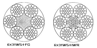貴州巨龍: 圓股鋼繩繩 6×31WS