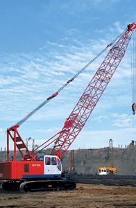 撫挖:QUY50C液壓履帶式起重機