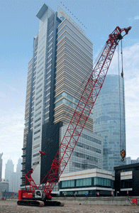 撫挖:QUY120液壓履帶起重機