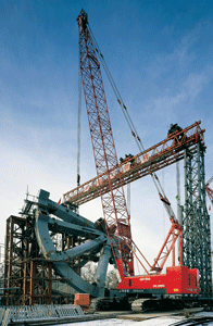 撫挖:QUY150A 液壓履帶式起重機