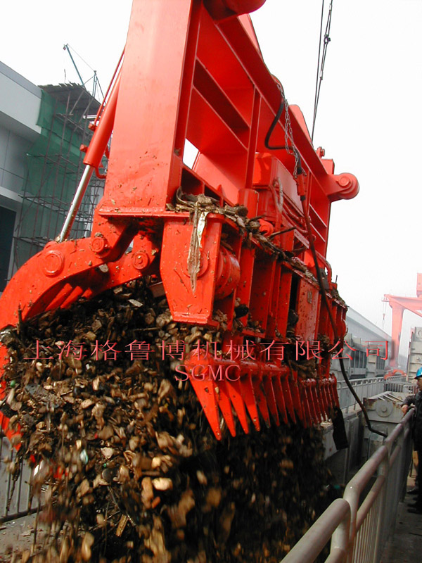 國內最先進的電動液壓清污抓斗 DYQ系列