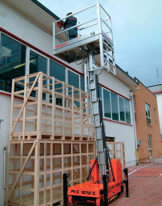 意大利faraone10米單桅桿升降平臺