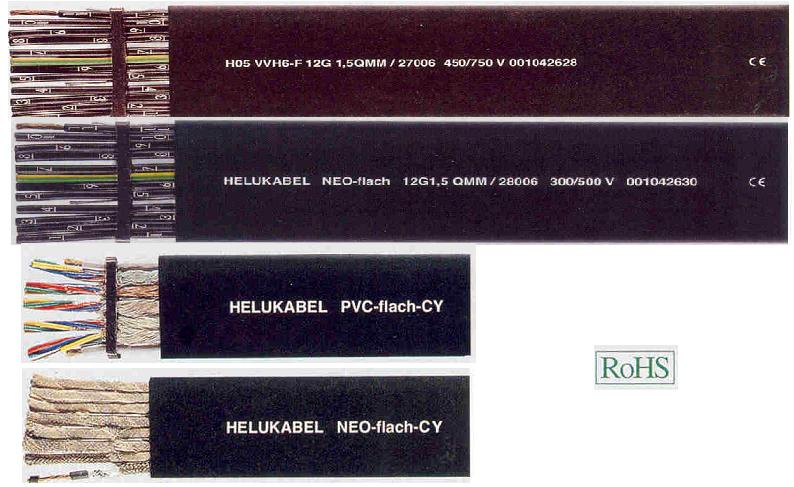 進口高柔性扁平電纜 NEOFlat扁電纜 PVC-Flat/NEO-Flat