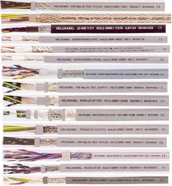 德國和柔屏蔽線 德國和柔電纜HELUKABEL F-CY-JZ JZ-HF-CY SUPERTRONIC-C-PVC TRONIC-CY Y-CY-JZ Y-CY-JB LifYCY PUR-JZ-H