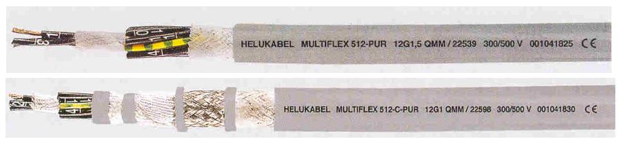 升降機電纜 MULTIFLEX512 抗拉耐磨電纜 MULTIFLEX512-PUR MULTIFLEX512-C-PUR