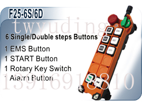 臺(tái)灣禹鼎工業(yè)無線遙控器F25-6S F25-6S