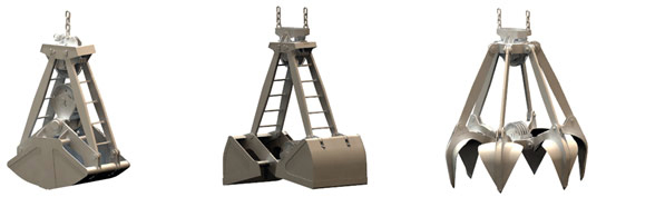 雙索/四索雙瓣抓斗 3.2t-70t