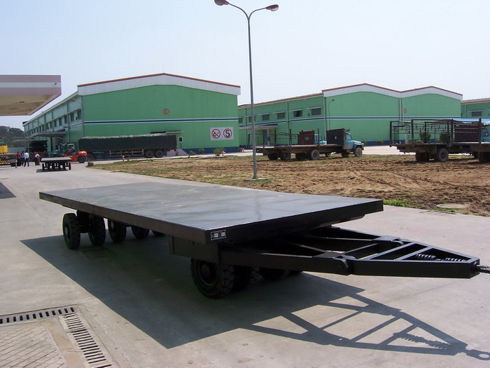 全掛平板拖車、平板車、全掛車、全掛平板拖車、廠內(nèi)運輸車 PC
