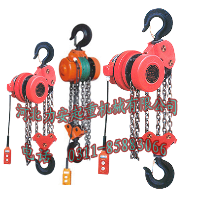 儲罐焊接專用10噸20噸電動倒鏈廠家-河北力安 DHP