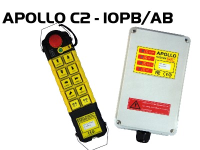 供應(yīng)吊車用工業(yè)遙控器 臺(tái)灣進(jìn)口APOLLO C2-10PB/AL C2-10PB/AL