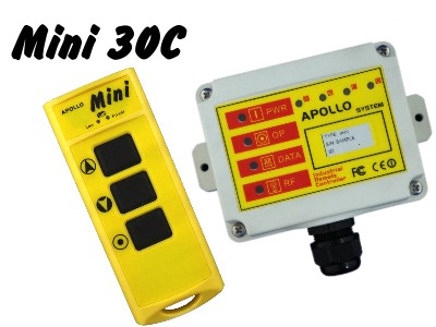 供應(yīng)阿波羅Mini30C工廠大門用遙控器 工業(yè)無(wú)線遙控器 Mini30C