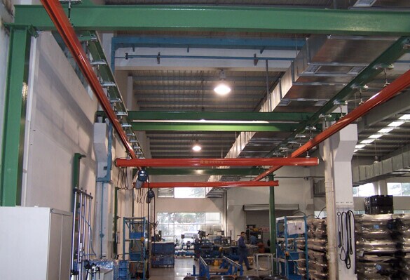 懸掛單梁起重機 遵循標準化kbk輕軌柔性起重機北京安裝 KBK懸掛型