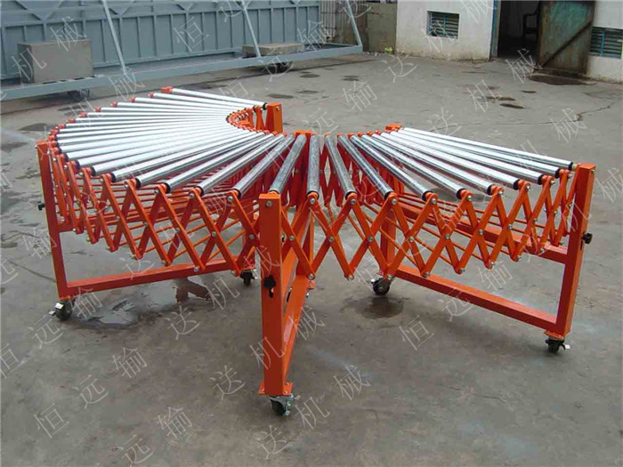 伸縮輥道輸送機,動力輥筒輸送機，輥道輸送機，伸縮式輸送機 HY-17